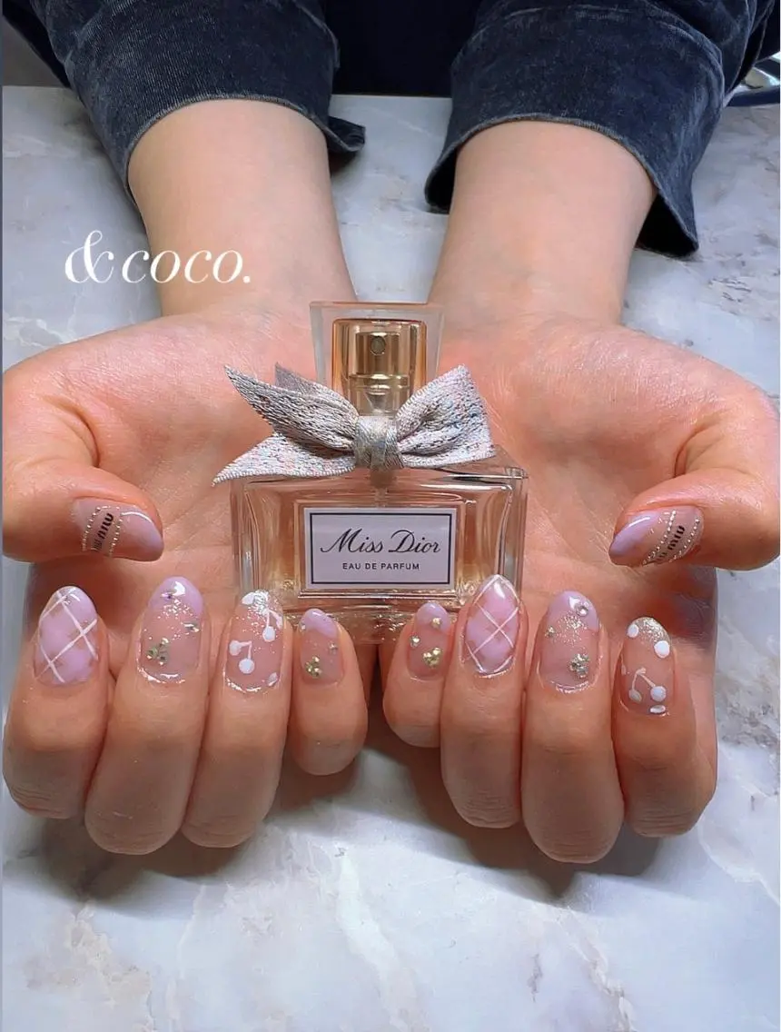ネイル 春ネイル ＆ coco.のネイルデザイン
