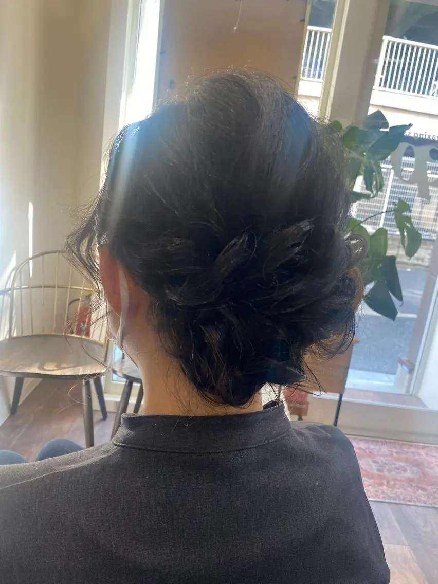 ロング ヘアアレンジ ロング ヘアセット pep natsumiのヘアスタイル
