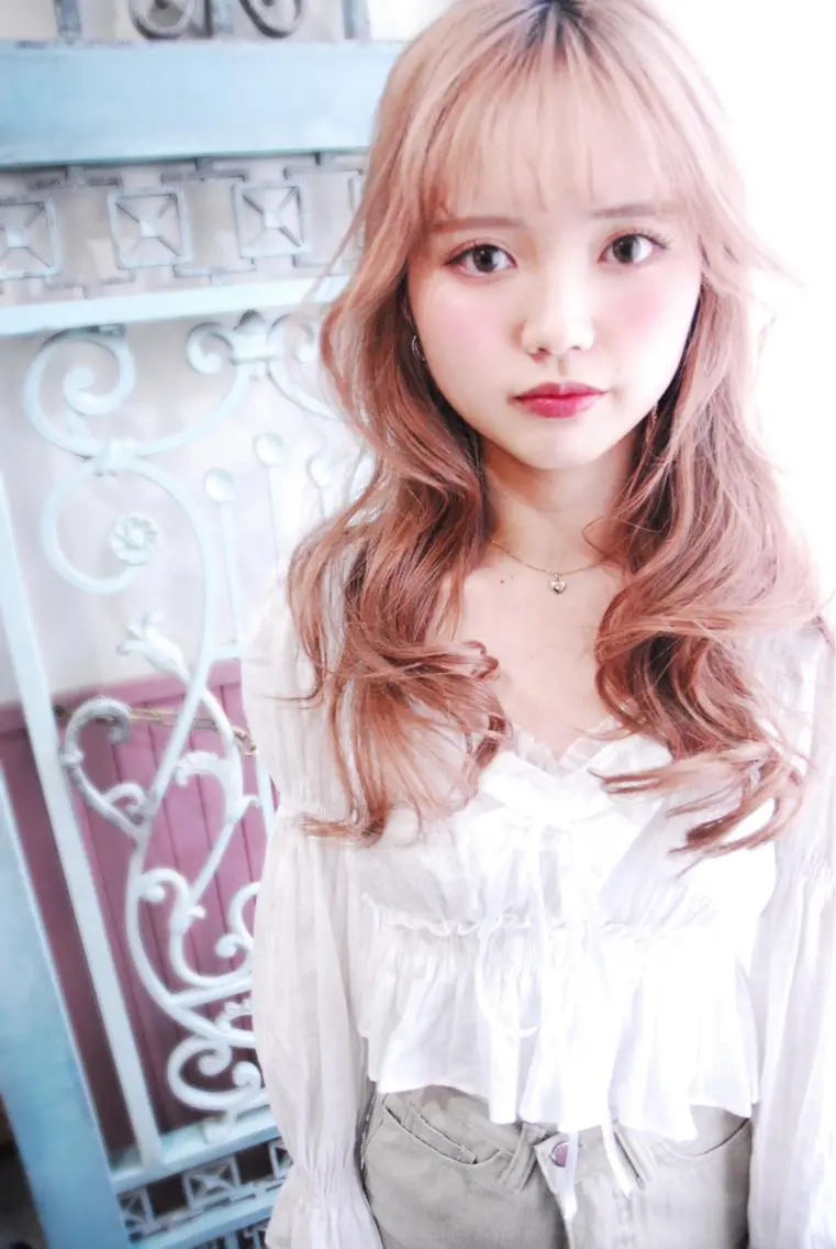 ロング カラー パーマ ヘアアレンジ メンズ ヘアセット 表参道Lise おおいしおりのその他イメージ