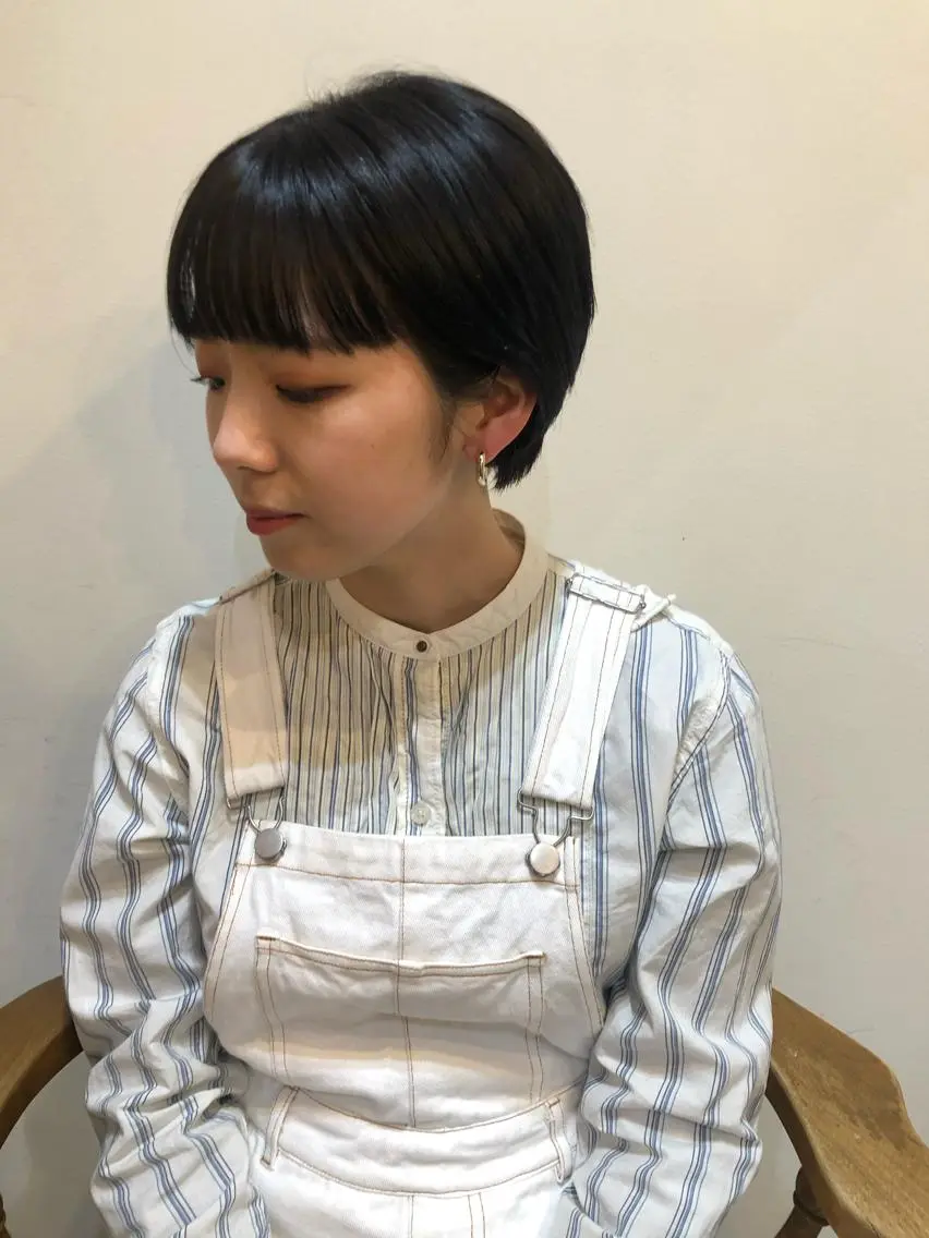 ショート ショートヘア 山口 朔弥のヘアスタイル