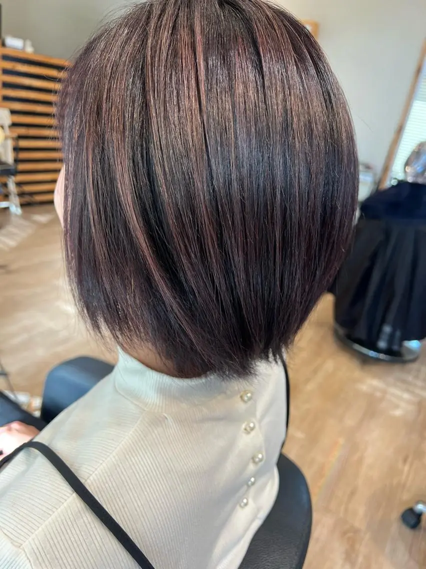 カラー ヘアカラー トリートメント 早川 真幸のヘアスタイル