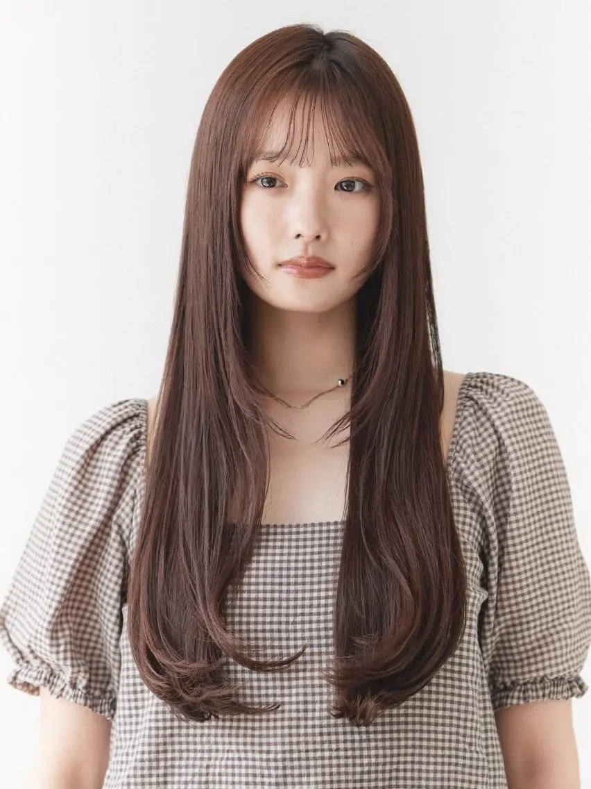ロング カラー カット ヘアカラー utari Yuraのヘアスタイル