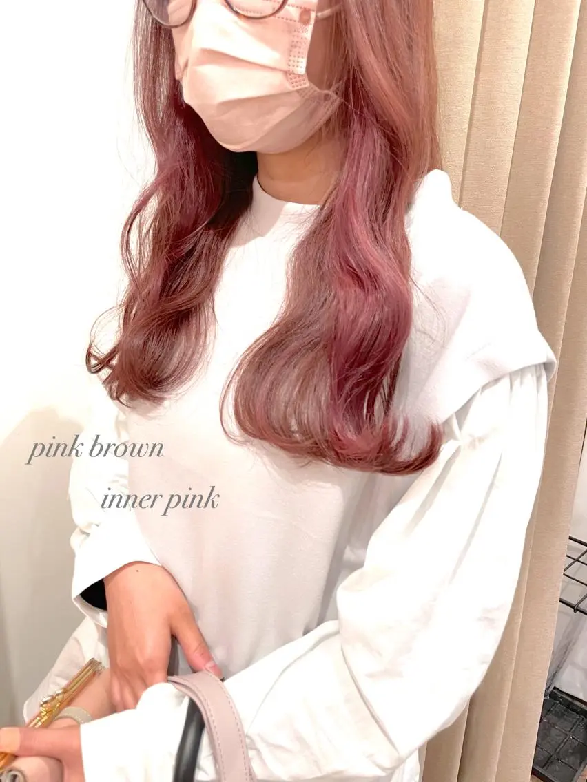 ロング カラー パーマ ヘアアレンジ ヘアカラー NANA/trend style🕊🍑のヘアスタイル