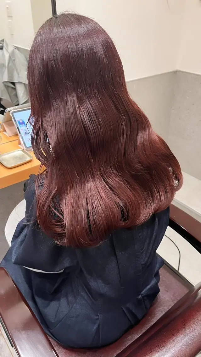 ロング カラー カット ヘアカラー トリートメント 大人girly🛋️ 🤍yukakoのヘアスタイル