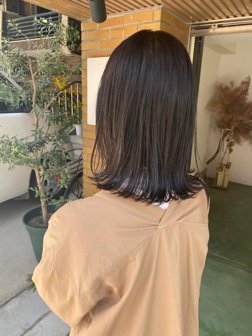 セミロング カラー 外ハネヘア CARICIA🌱 masaeのヘアスタイル