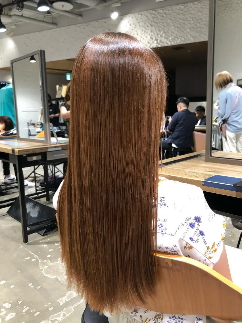 ロング カラー ヘアアレンジ 【柔らか透明感✨/ 似合せ前髪】大石葉月のヘアスタイル