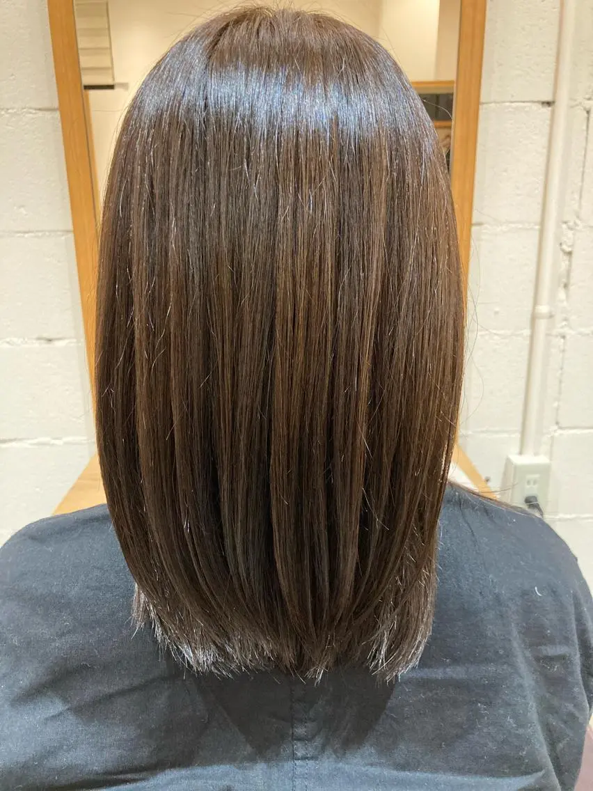 セミロング カット Dream30 miyuのヘアスタイル