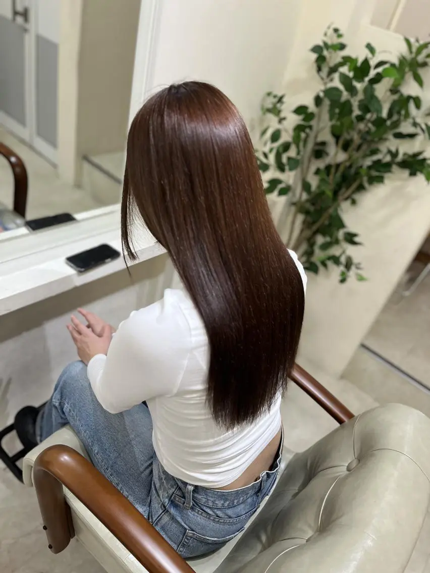 ロング カラー ヘアカラー 🩵垢抜け確定🩵 ハイトーン特化🩵のヘアスタイル