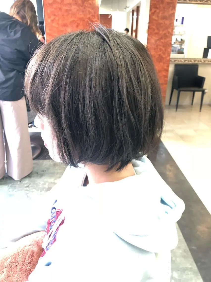 ショート カラー ショートボブ ボブ ショートヘア カット ヤマダ タケトのヘアスタイル