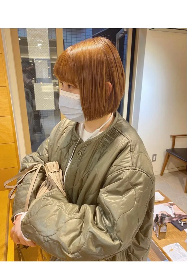 ショート カラー ヘアカラー トリートメント マンツーマン半個室 tamuraのヘアスタイル