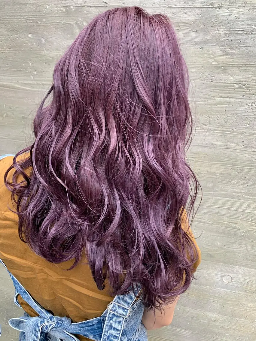 ロング カラー ヘアカラー トリートメント 天野 開のヘアスタイル