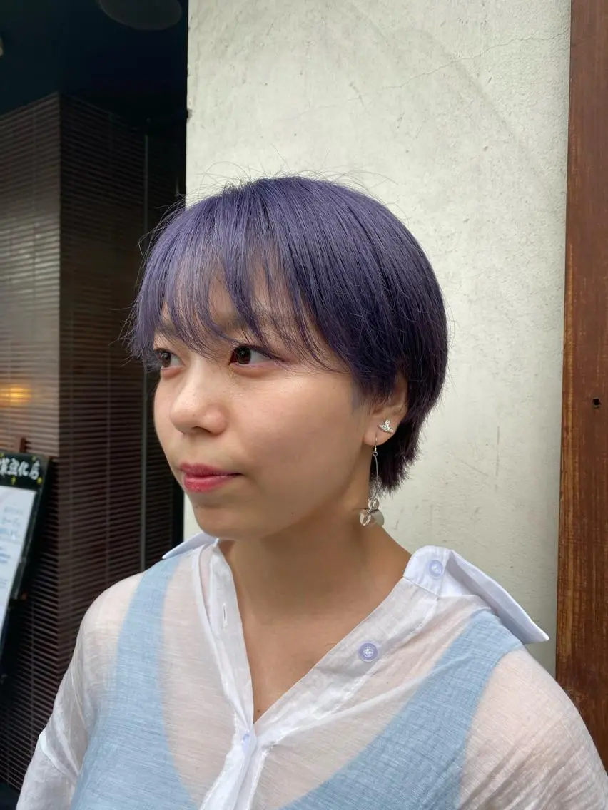 ショート カラー ブリーチ 梅田中崎町髪質改善 /オキヒロト/エコルのヘアスタイル