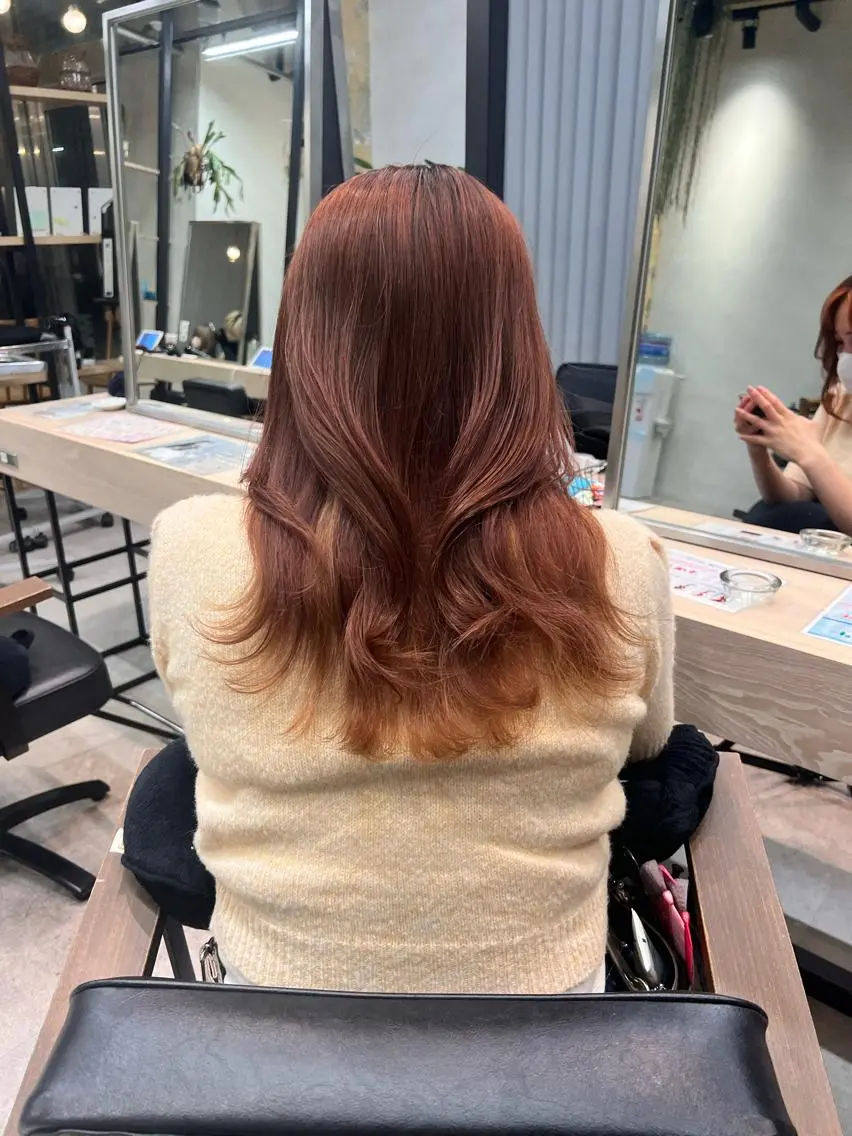 ロング ヘアセット 髪質改善/レイヤー 暖色/shiinaのヘアスタイル