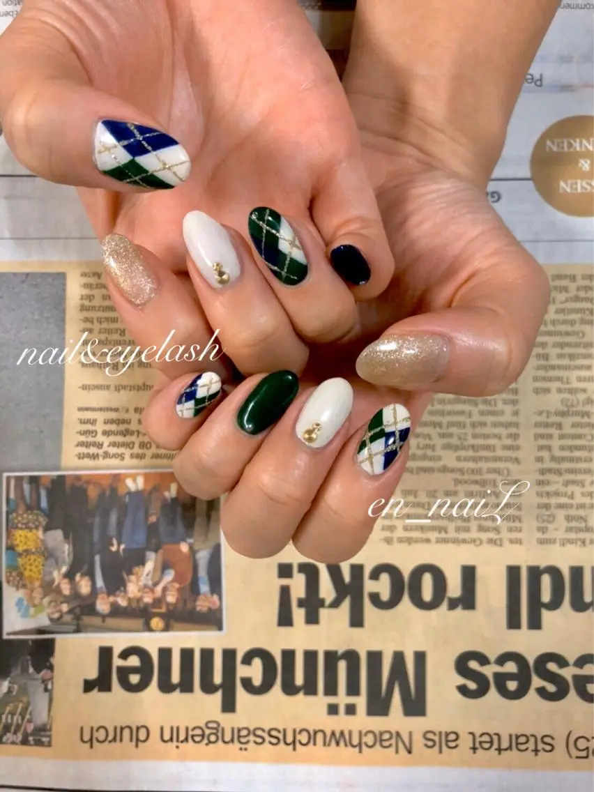 ミディアム ネイル EN_NAIL 野中本店Ayakaのネイルデザイン