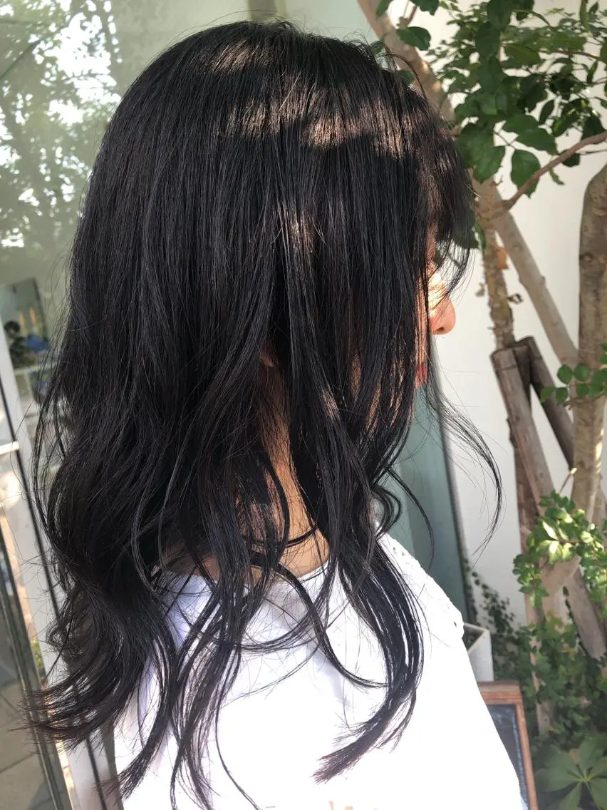 ロング カラー カット ヘアカラー トリートメント 千種区/くせ毛カット /尾島光季のヘアスタイル