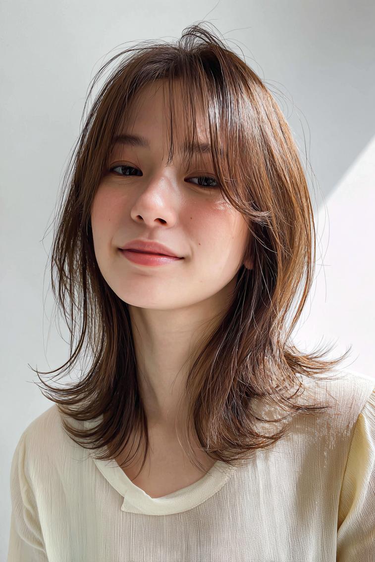 ミディアム カラー 小村敏司 / 代表 /アンニュイスタイルのヘアスタイル
