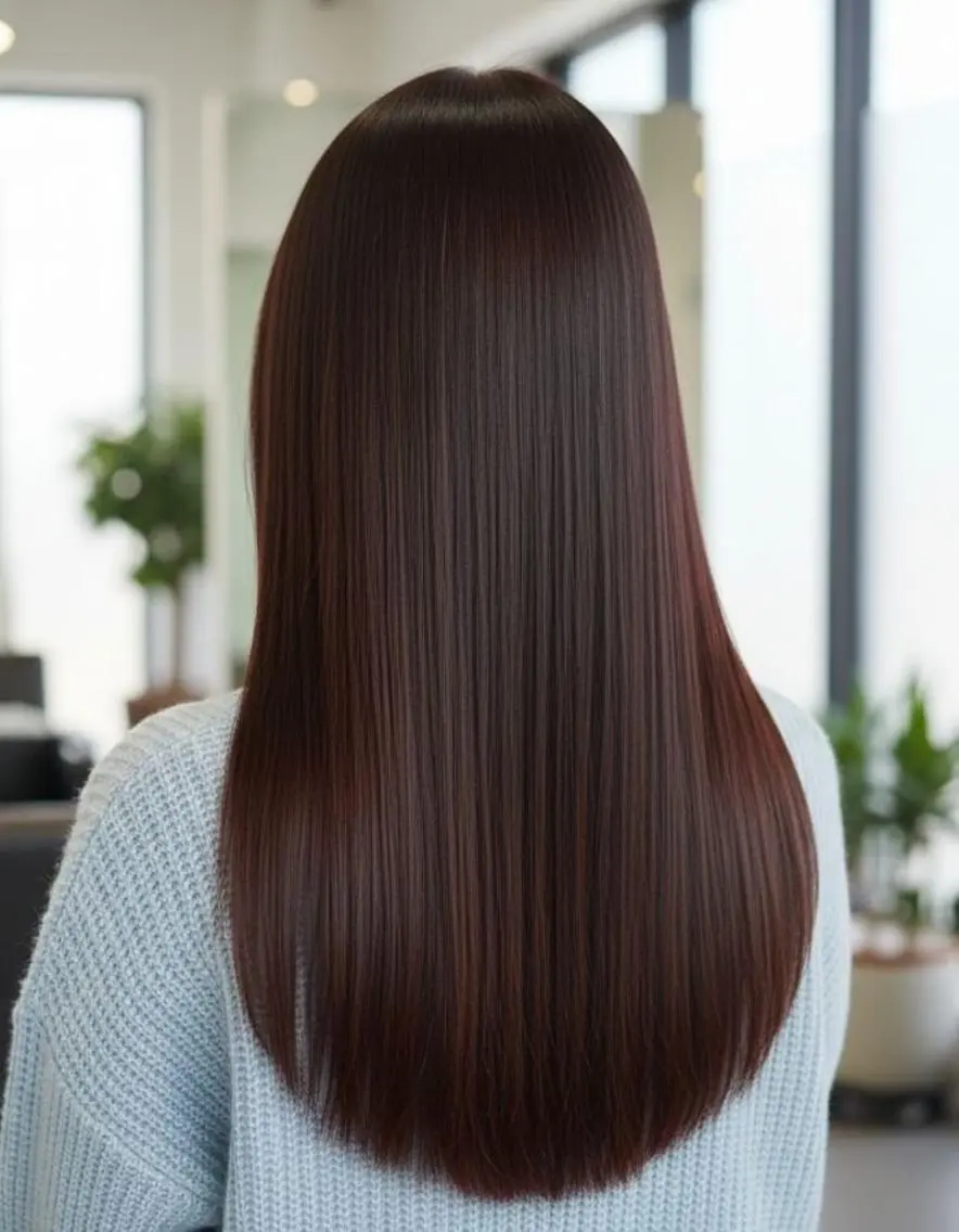 ロング 松田 楽のヘアスタイル