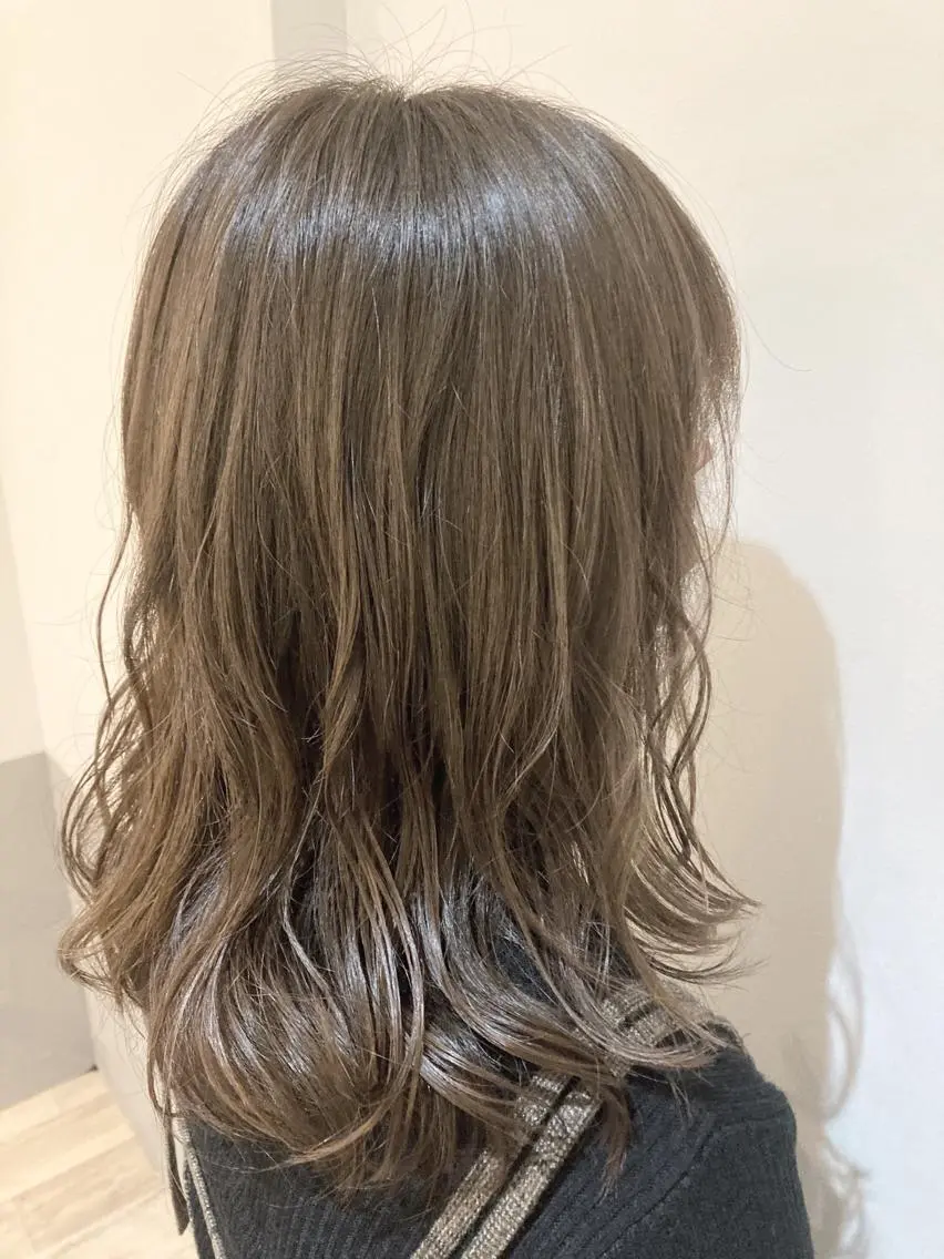 セミロング セミロングパーマ O maikoのヘアスタイル