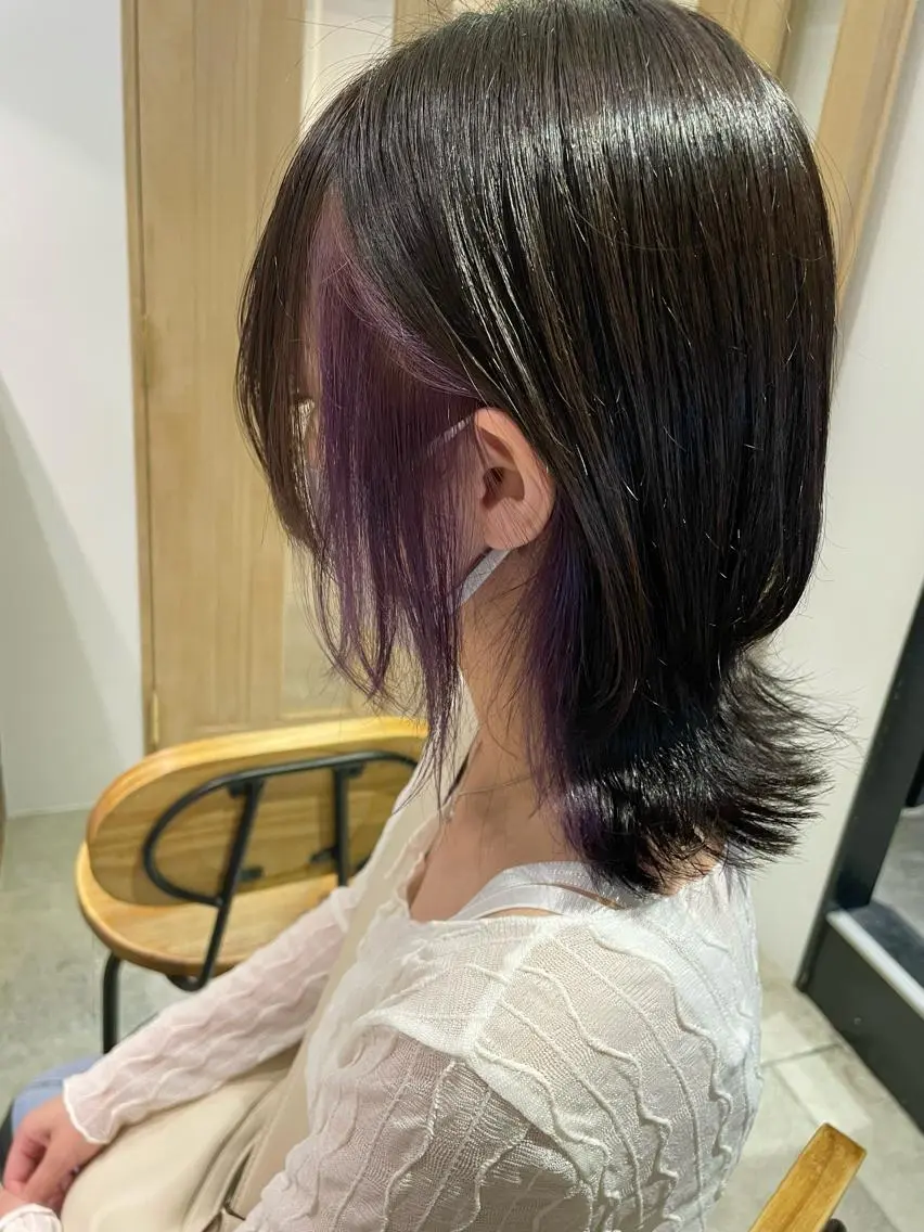 ミディアム カラー newi梅田🫧韓国 ヘア🫧sakiのヘアスタイル