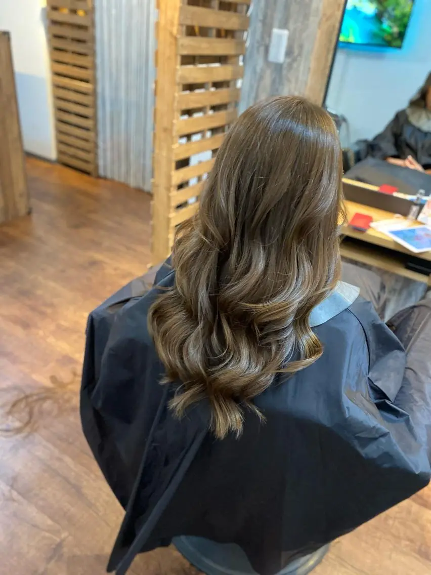 ロング カラー アッシュ カット ヘアカラー Luzir⭐︎ GEN⭐︎のヘアスタイル