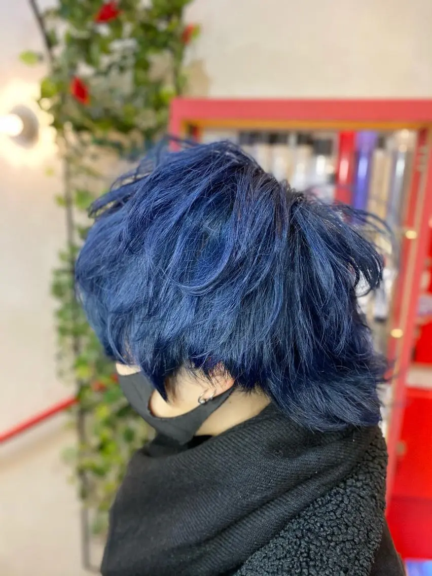 ショート ゆぴ☾‪/推しカラー /ハイトーンのヘアスタイル