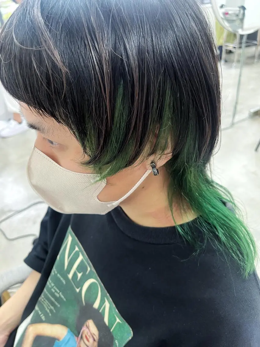 カラー メンズ カット ヘアカラー トリートメント ⭐️当日OK⭐️ 岩田峻のヘアスタイル