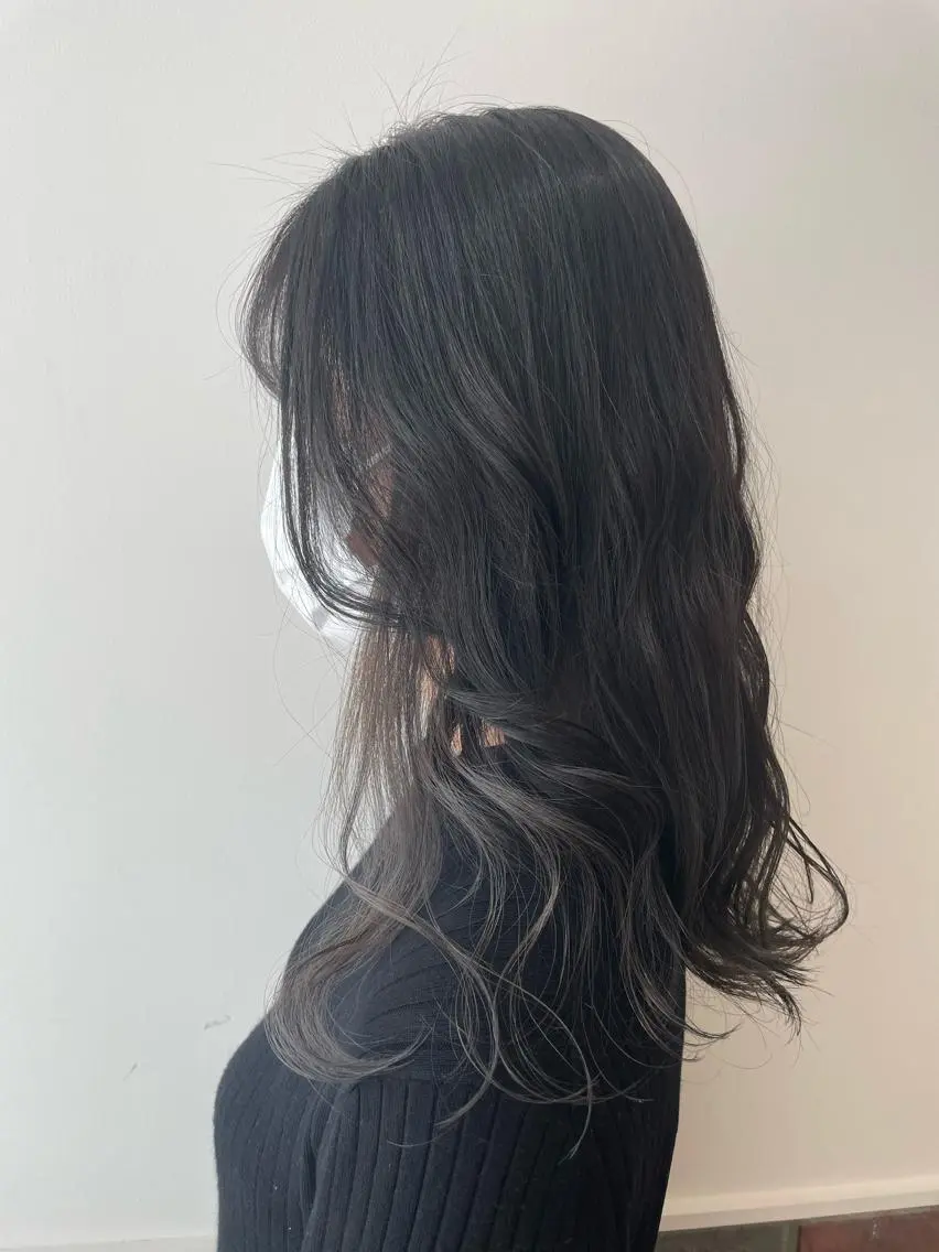 セミロング ヘアカラー 棚橋 光海のマツエク・マツパデザイン