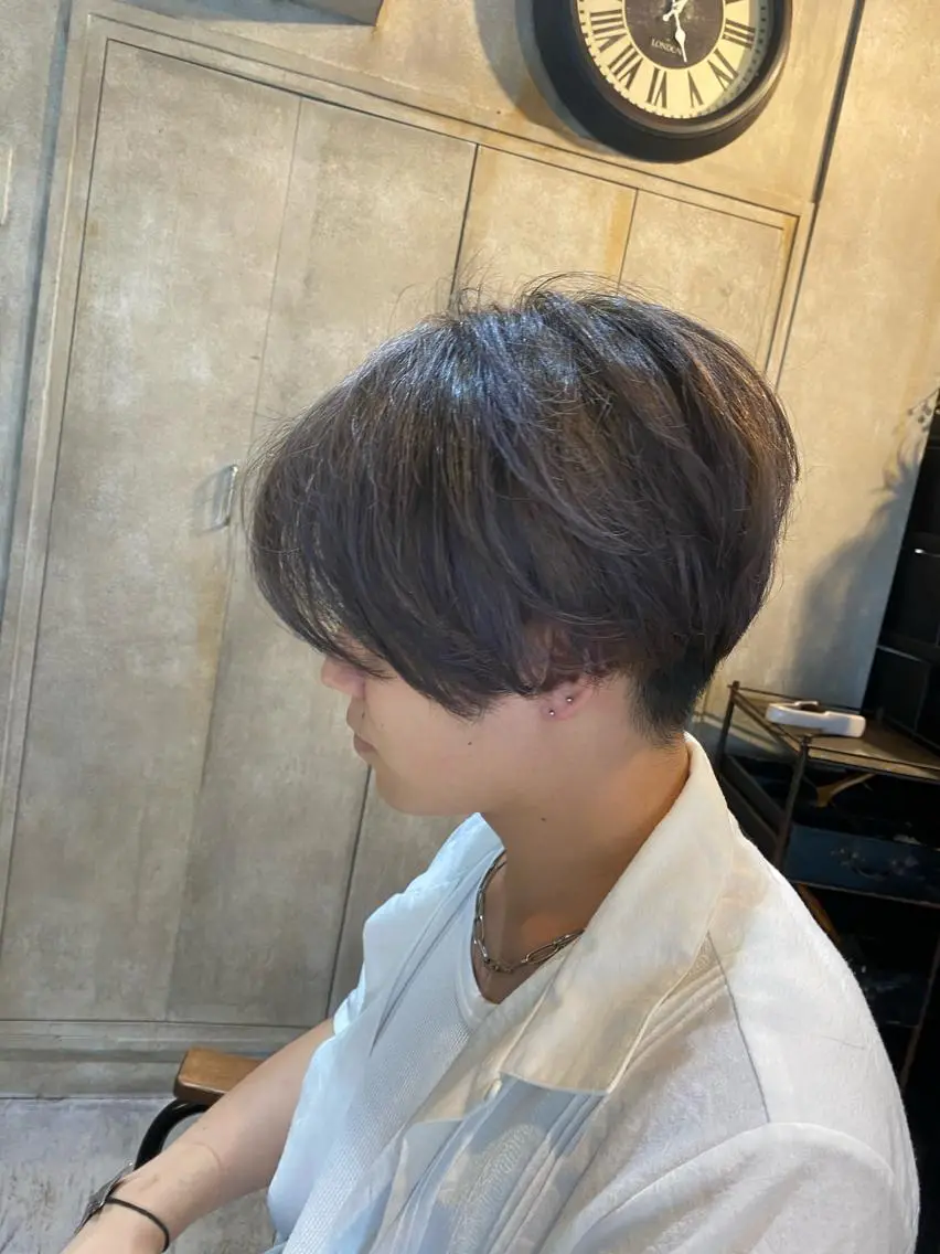 ショート レイヤーカット 籠倉 蓮のヘアスタイル