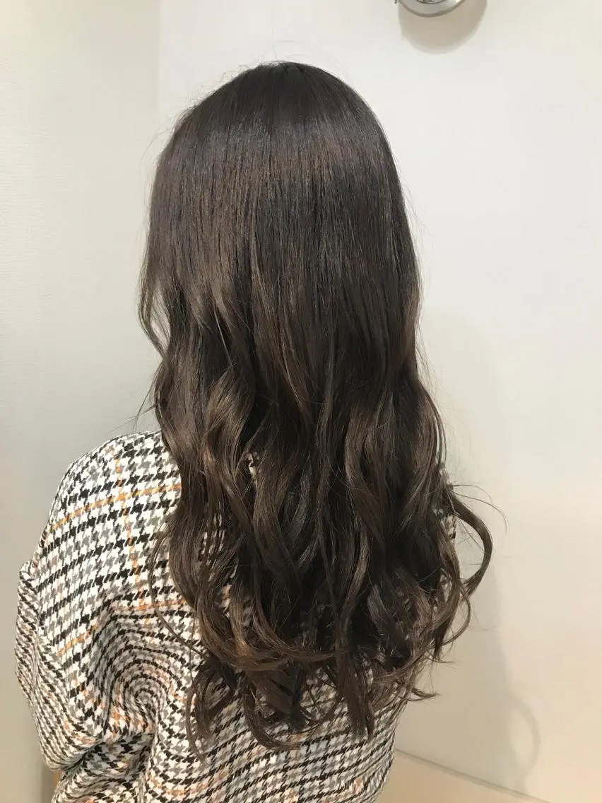 ロング カラー ブルーカラー ブルージュ オレンジ ロング 🤍中野 レオ🤍のヘアスタイル