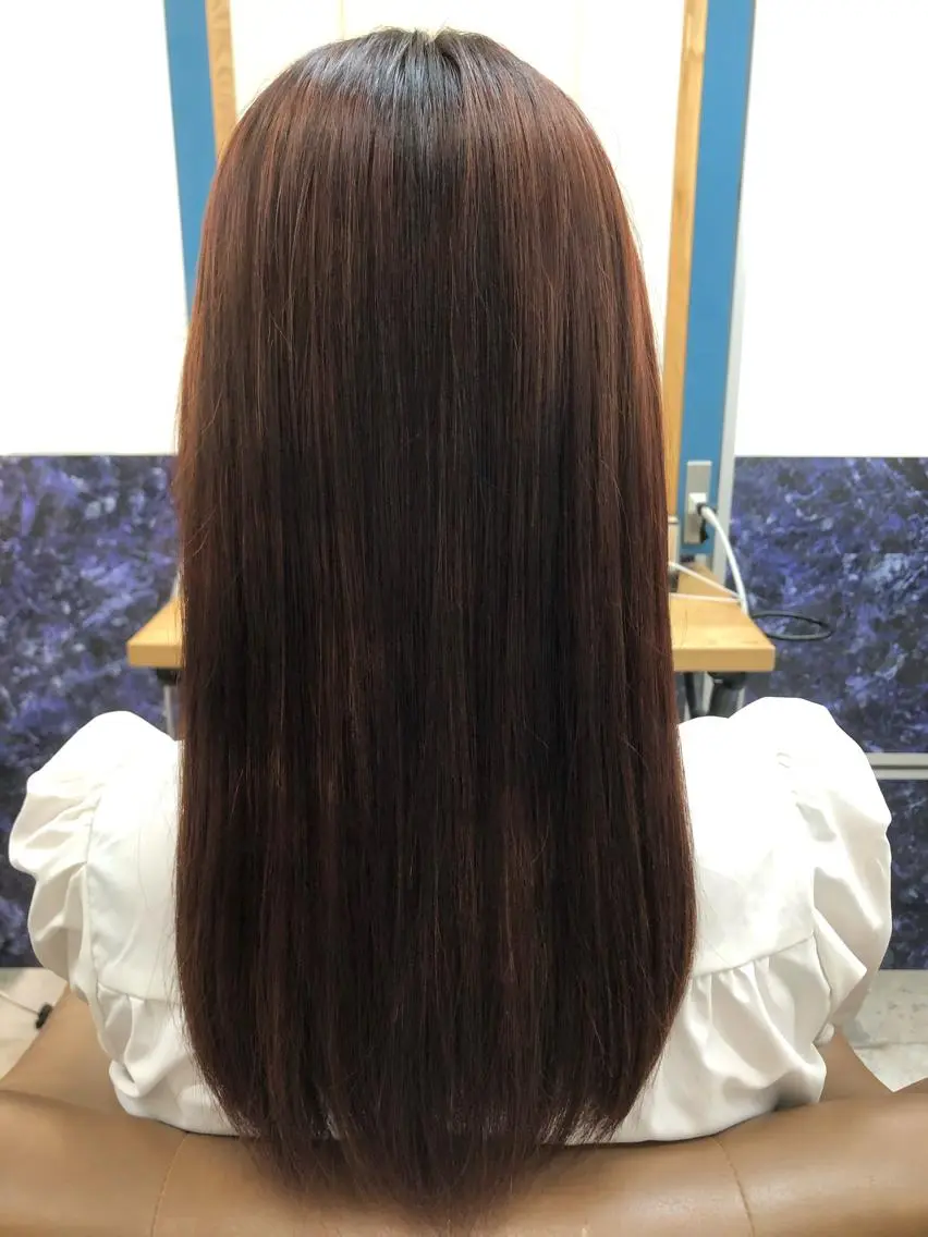 ロング トリートメント カラー/アイリスト 麻優のヘアスタイル