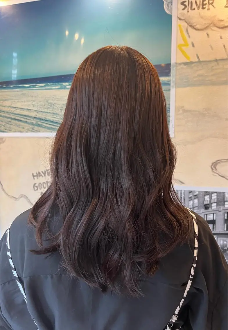 カラー 🩷ྀི暖色カラー 🫧ྀིススマゴチヨのヘアスタイル