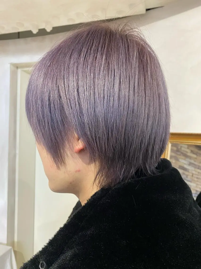 ショート カラー メンズ バイオレットカラー ミニモお気に入り数 No.1宍戸雄弥のヘアスタイル