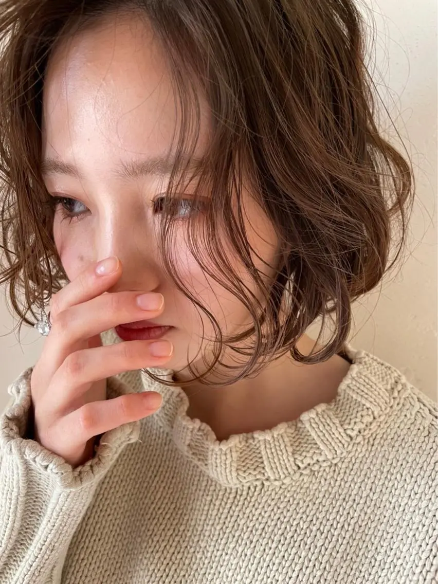 ショート ボブ 井上 真利のヘアスタイル