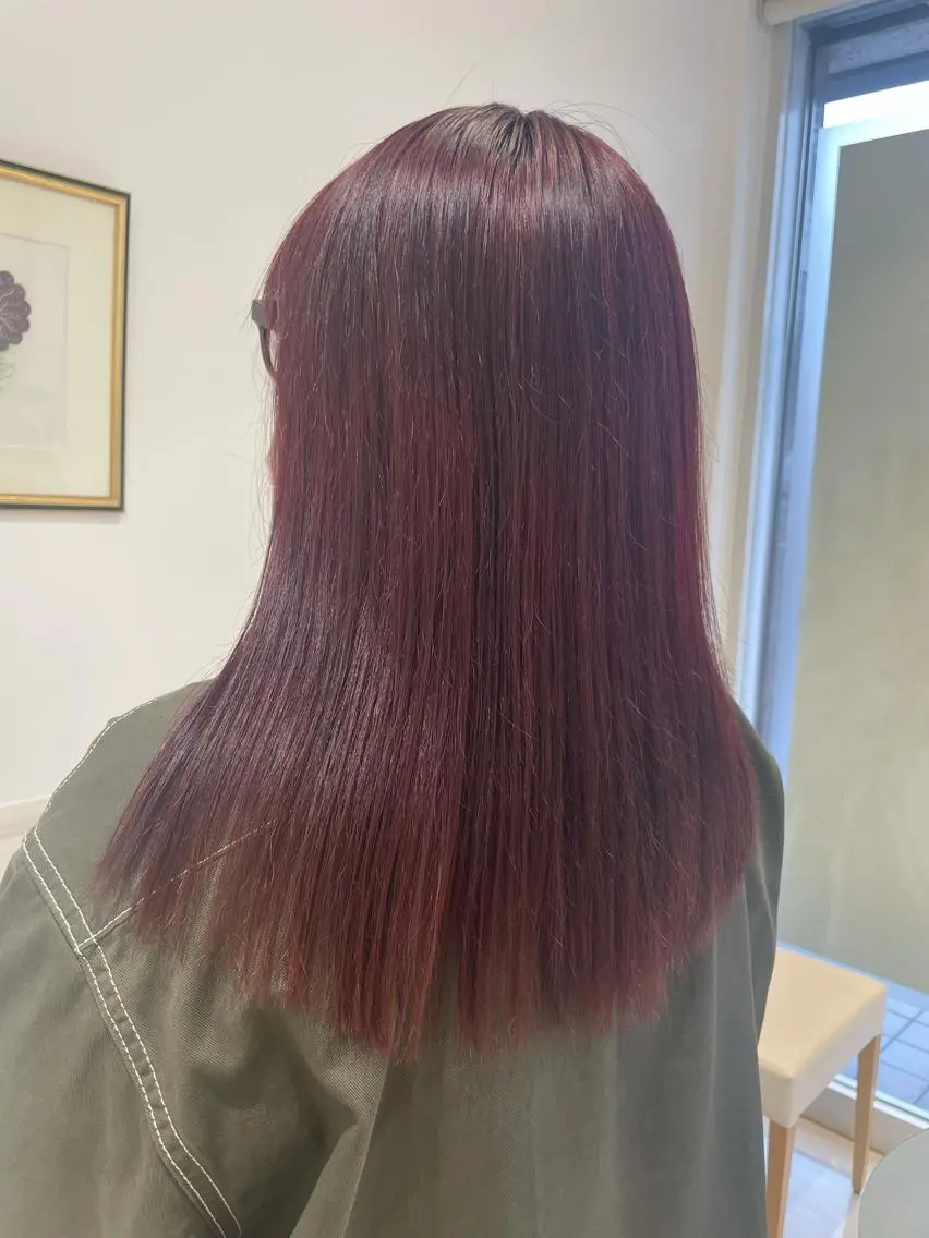 セミロング 暖色🎀ゆるふわ☁️ MOERI 🍒のヘアスタイル