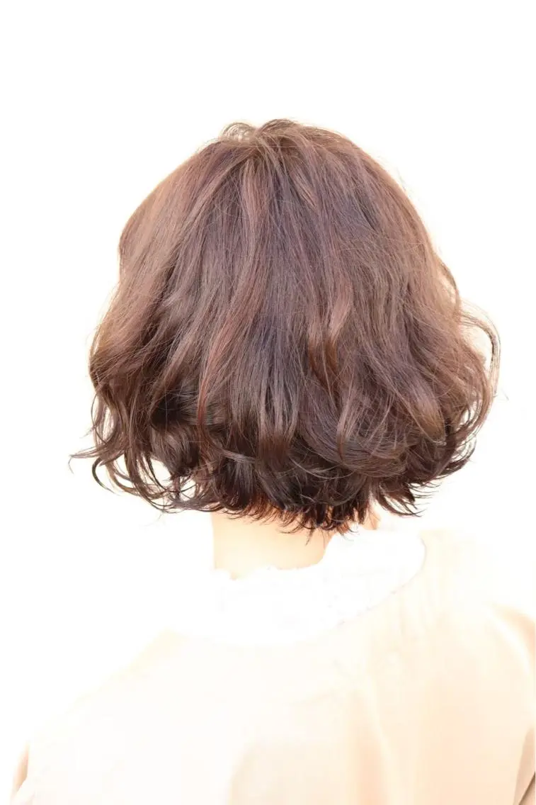 ショート カラー パーマ カット ヘアカラー パーマ トリートメント 小川 美香のヘアスタイル