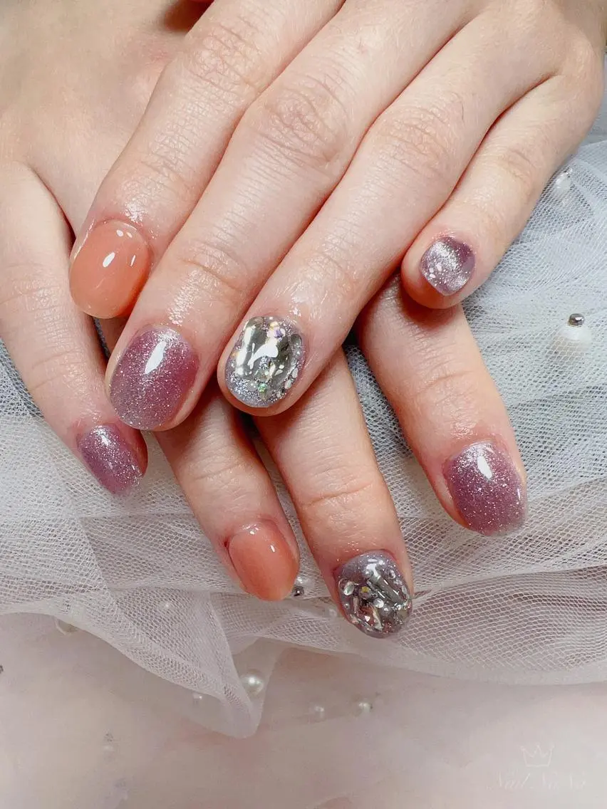 ショート カラー ネイル ハンドネイル Nail NaNaのネイルデザイン