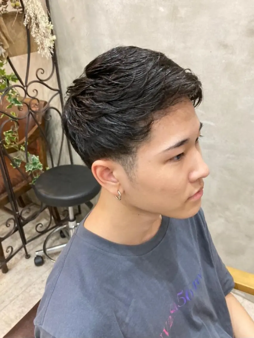 ヘアアレンジ メンズ カット スパのヘアスタイル