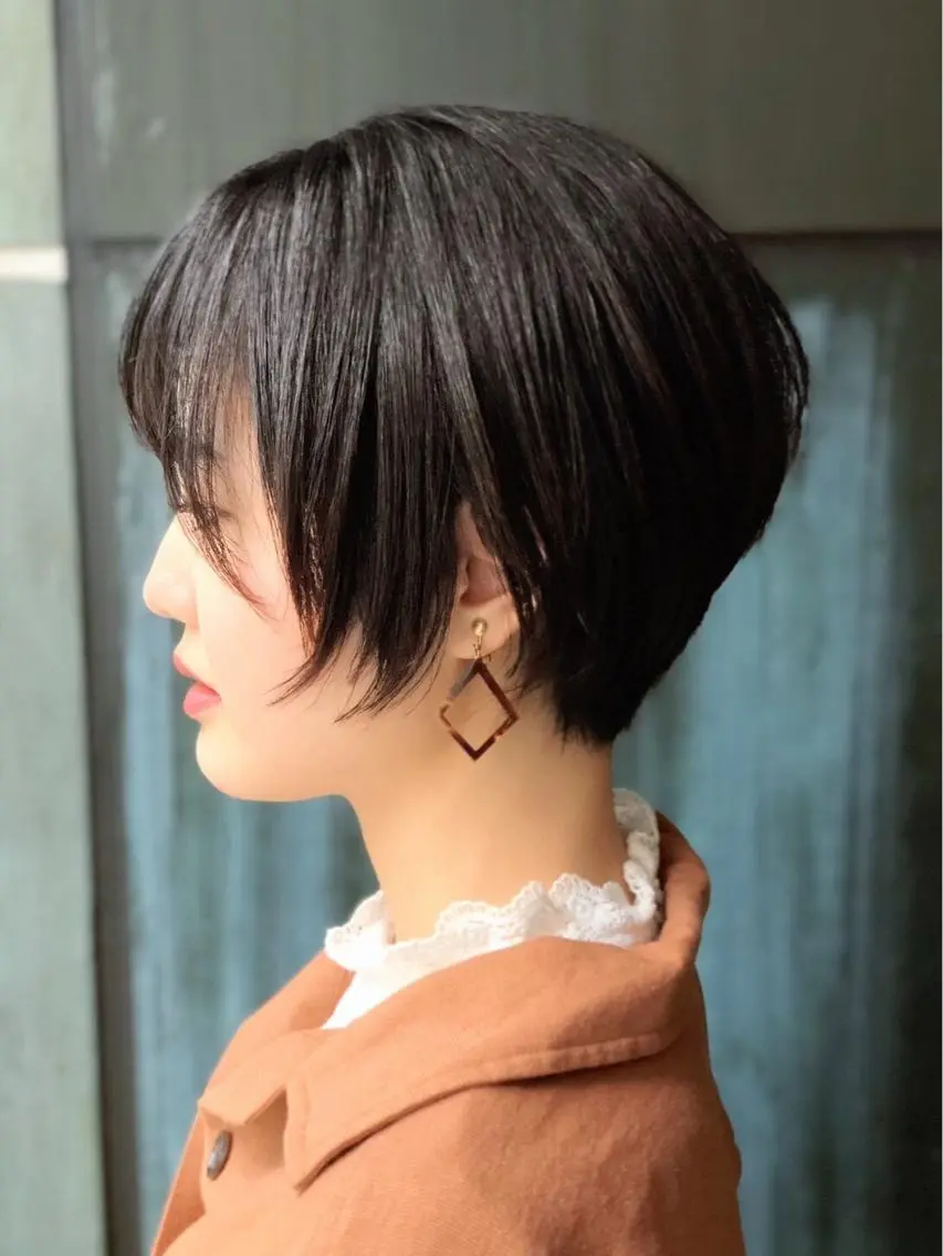 ショート カラー ヘアアレンジ 能登谷 きよのヘアスタイル