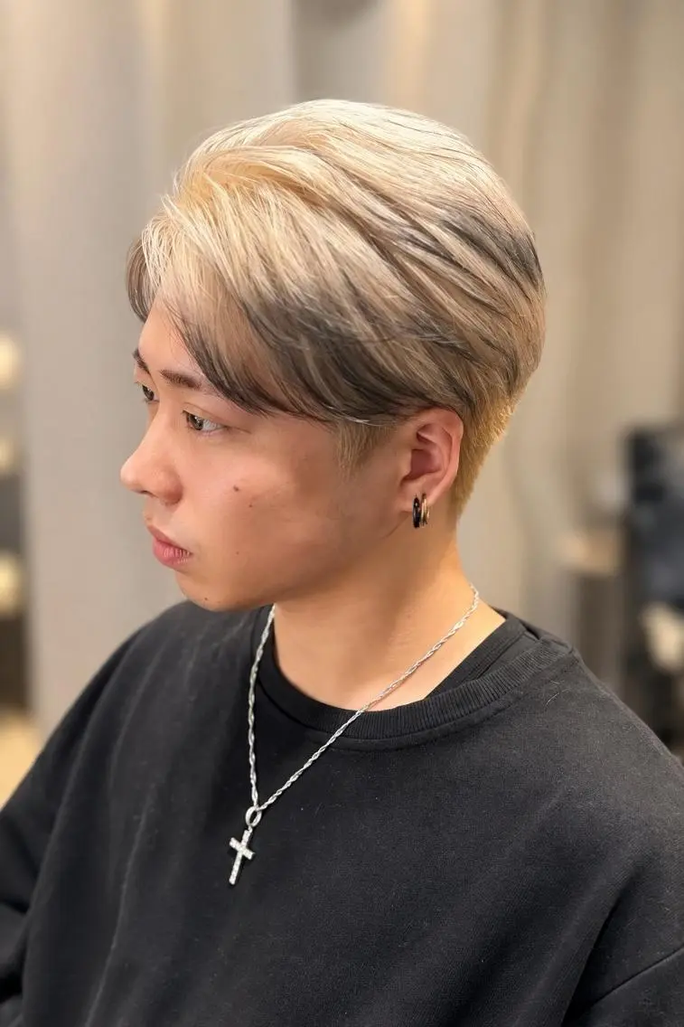 ショート メンズ カット ヘアカラー TAKA|名駅| 清潔感×上品垢抜けのヘアスタイル