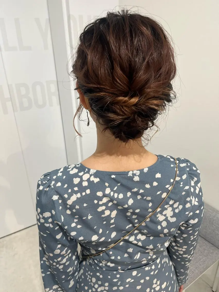 ヘアアレンジ ボブ tomida yukiの眉毛・アイブロウイメージ