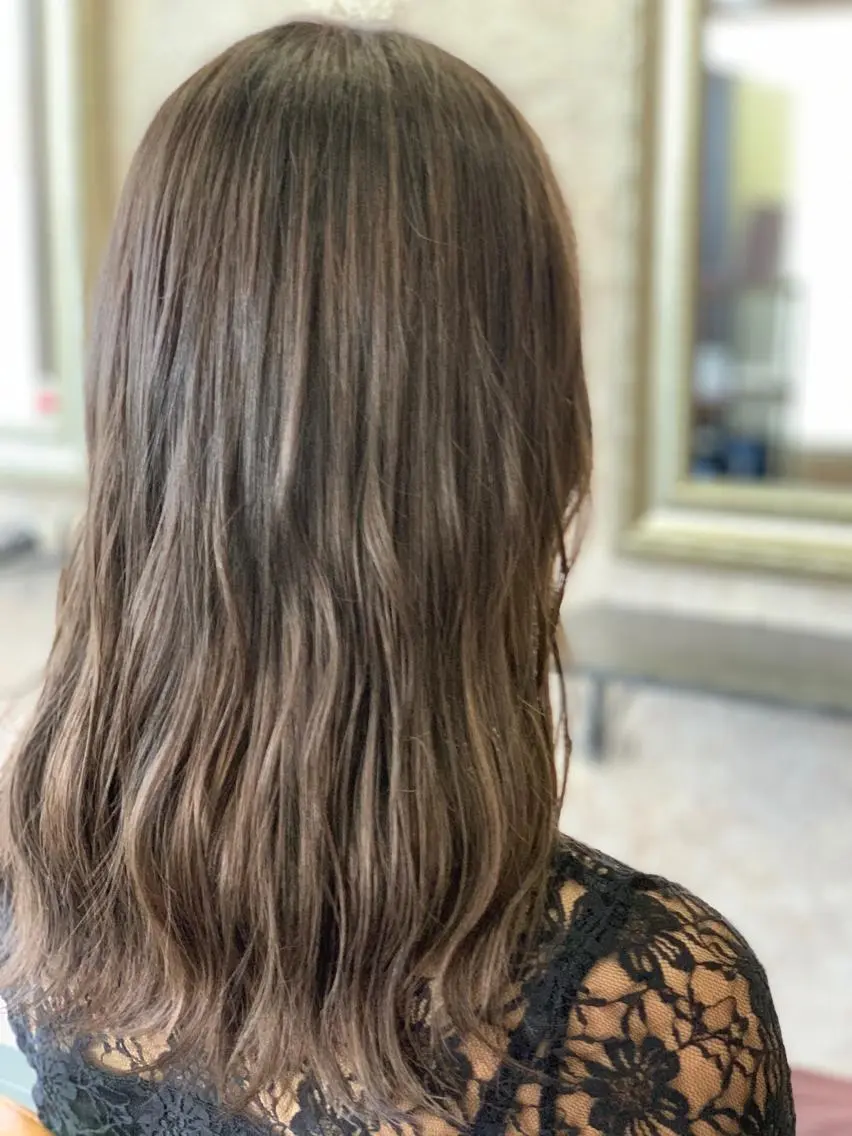 ロング メンズスタイル バレイヤージュ　齋藤のヘアスタイル
