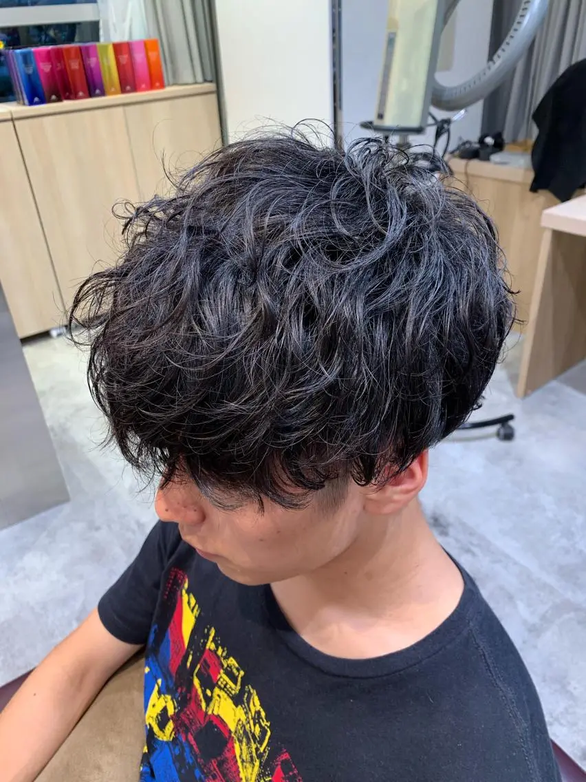 パーマ メンズ HAREru. モデル募集【戸塚】のヘアスタイル