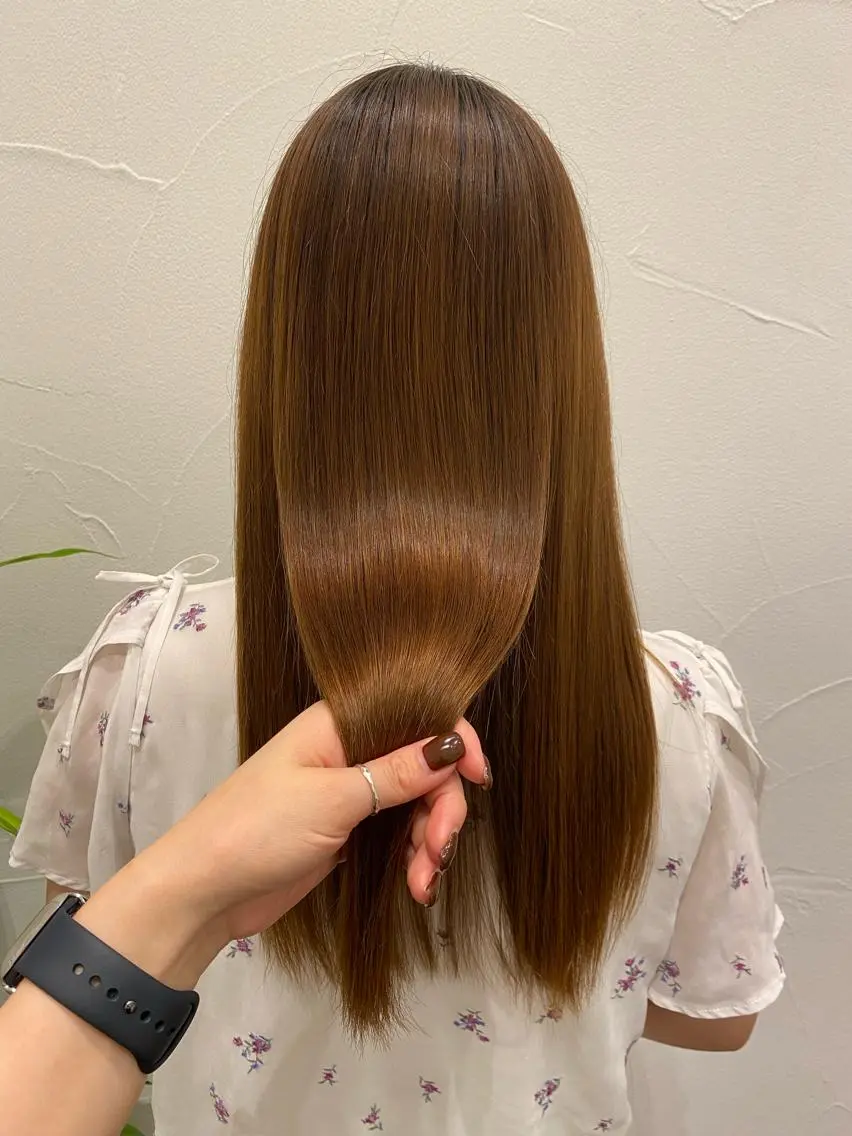 ロング 髪質改善 トリートメント Ash中目黒店 榊間茜のヘアスタイル