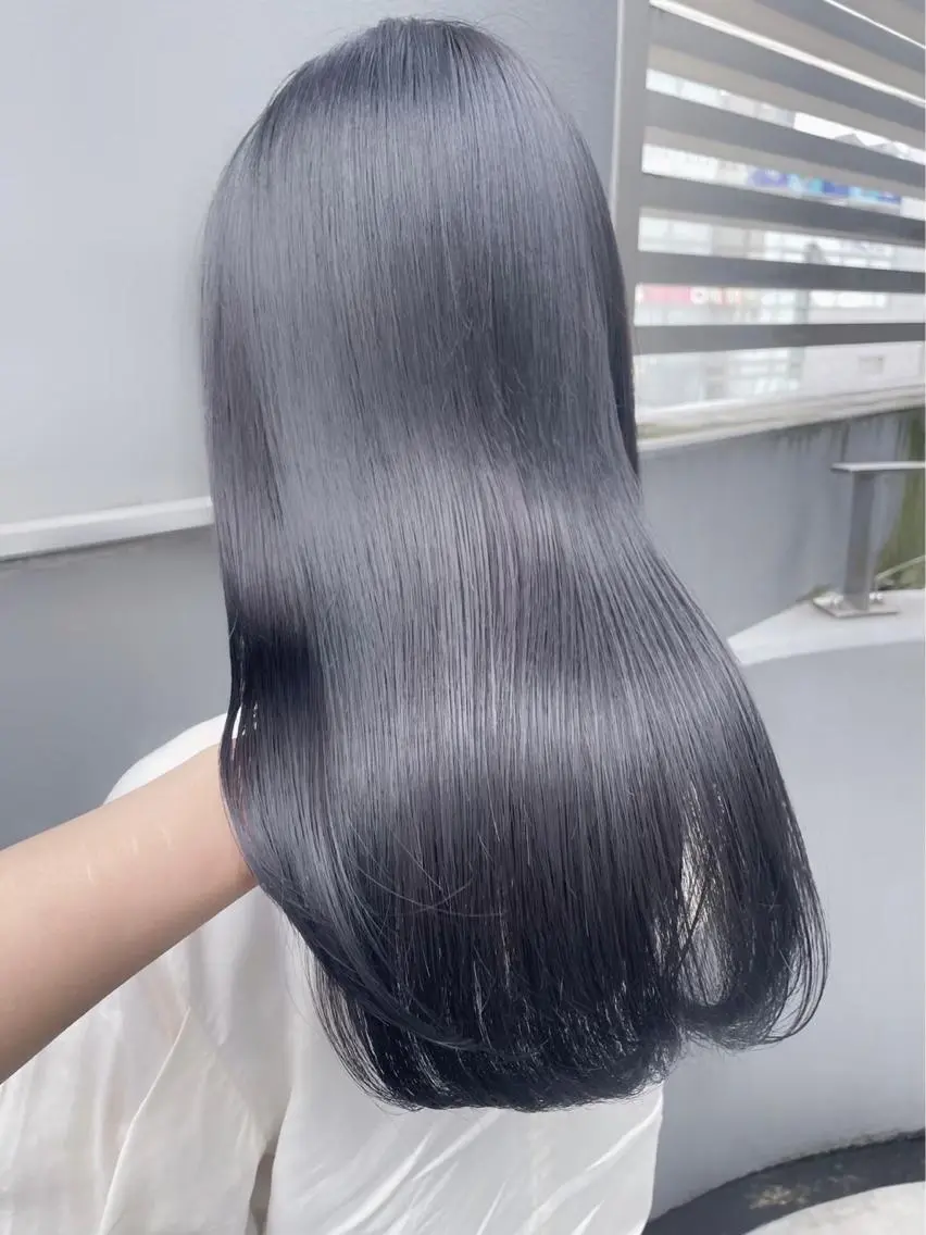 ロング 縮毛矯正 中村 彩乃のヘアスタイル