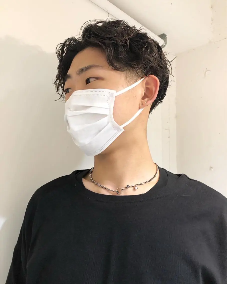 パーマ ヘアアレンジ メンズ カット パーマ トリートメント ヘアセット メンズ特化✂️栗原 侑也のヘアスタイル