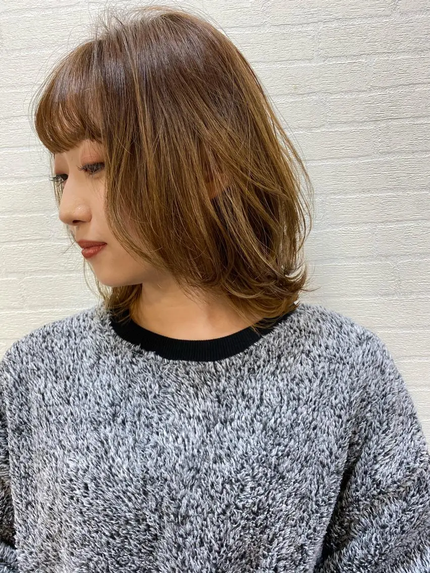 ミディアム 髪質改善/ツヤ髪👾 Chibiのヘアスタイル