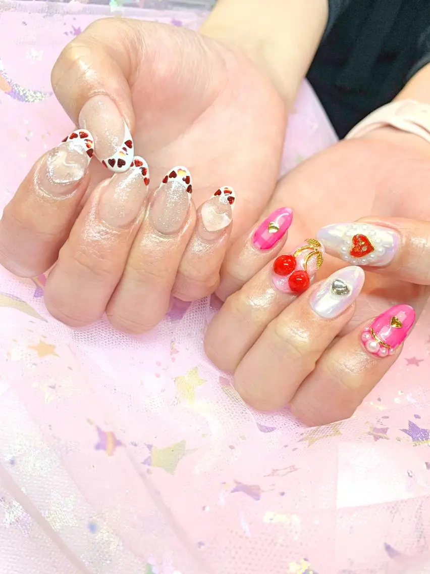 ネイル 持ち込み ハンドネイル glow_ nailのネイルデザイン