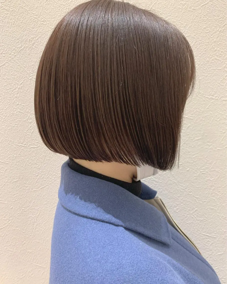 ショート カラー ベージュカラー ラベンダーカラー ラベンダーベージュ ボブ hubhair レイヤー/透明感のヘアスタイル