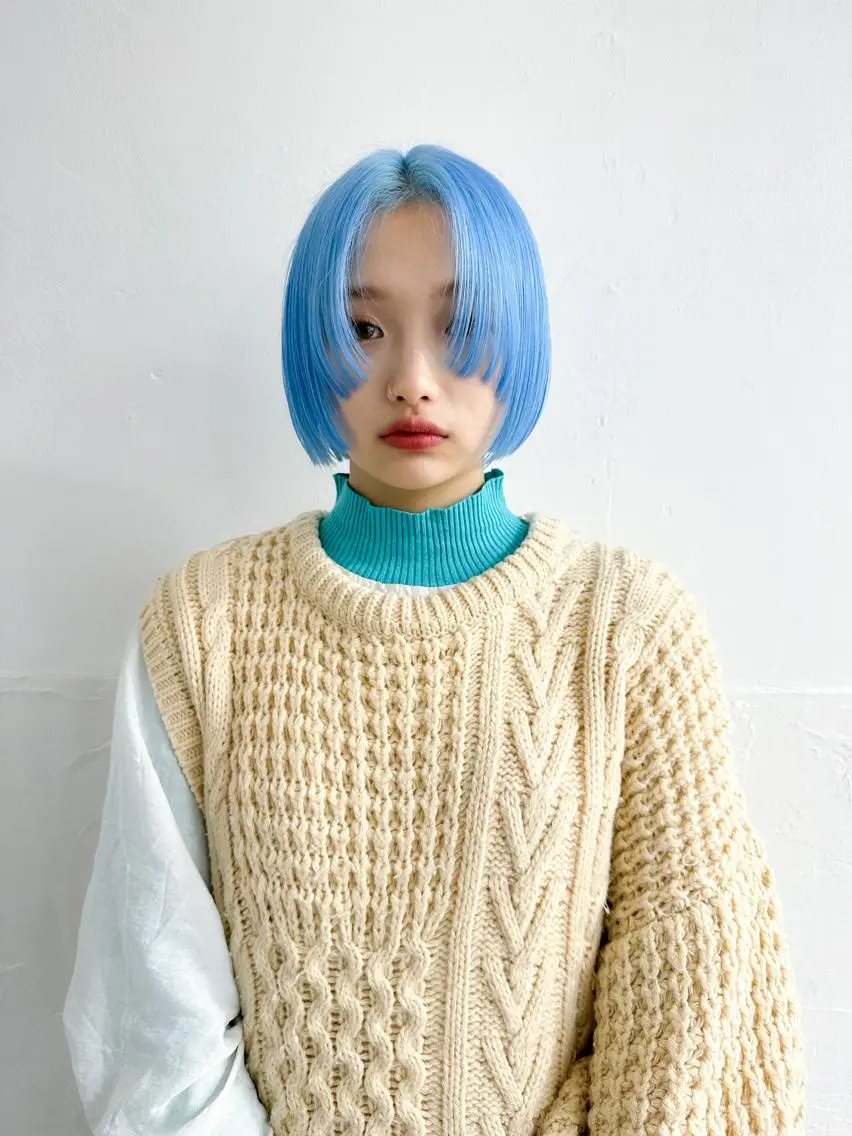 ショート カラー ヘアカラー トリートメント ハイトーン特化サロン 代表　中谷蓮のヘアスタイル
