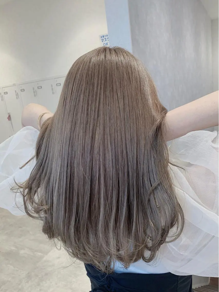 ロング カラー HAREru. モデル募集【戸塚】のヘアスタイル